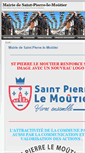 Mobile Screenshot of mairie-stpierrelemoutier.fr