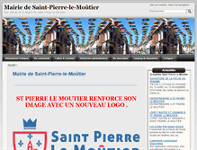 Tablet Screenshot of mairie-stpierrelemoutier.fr